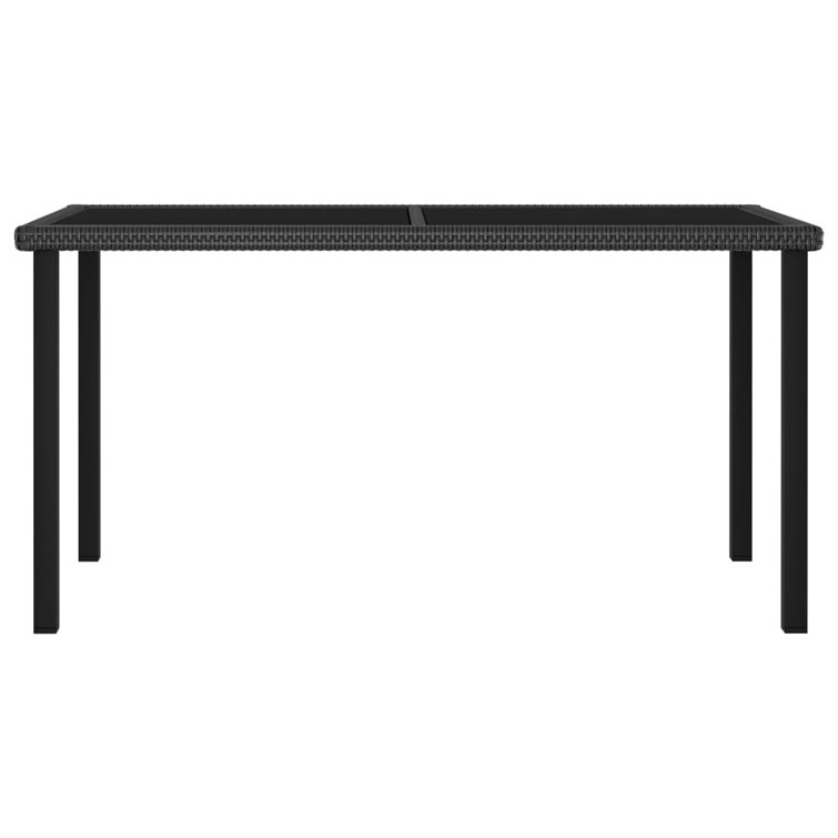 Ebern Designs Adhil Rattan Dining Table Wayfair.co.uk